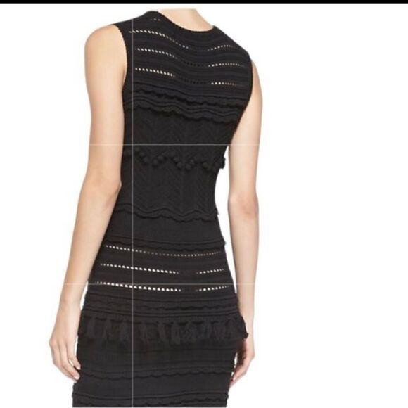 Isabel Marant Etoile Shelly Zigzag Crochet Knit Sheath Dress | Size 6 - Picture 2 of 9